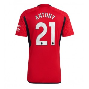 Manchester United Antony #21 Domaci Dres 2023-24 Kratak Rukavima